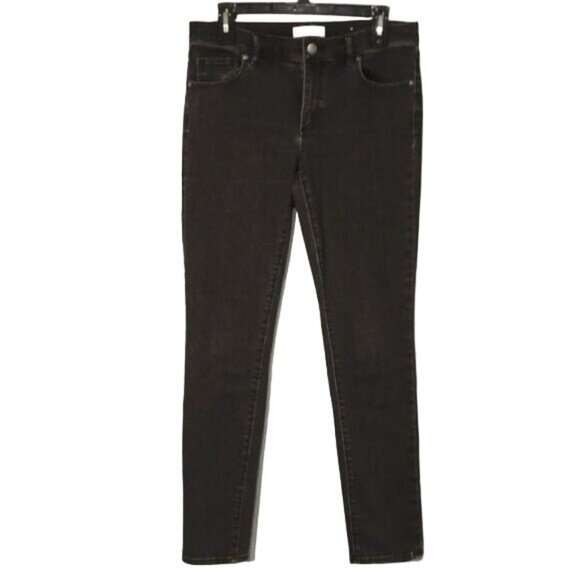 Ann Taylor LOFT, Modern Skinny Jeans in Faded‎ Black, Size 28/6 - Picture 1 of 12